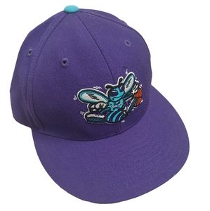 MITCHELL & NESS Charlotte Hornets Throwback Wool Baseball Cap Hat Fitted 7 NBA